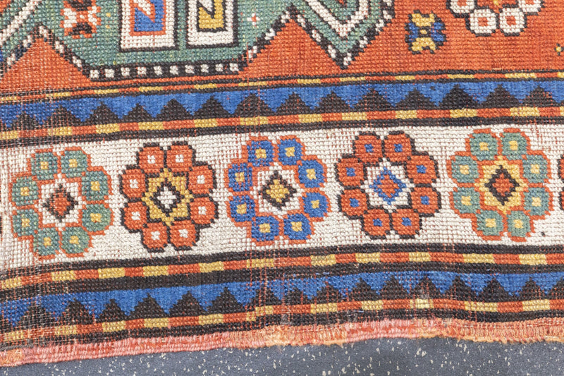 Antique Kazak Rug 3'5'' x 6'3''