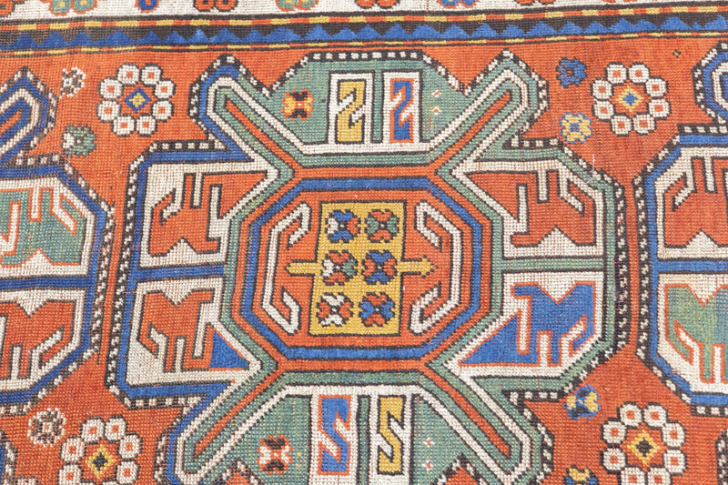 Antique Kazak Rug 3'5'' x 6'3''