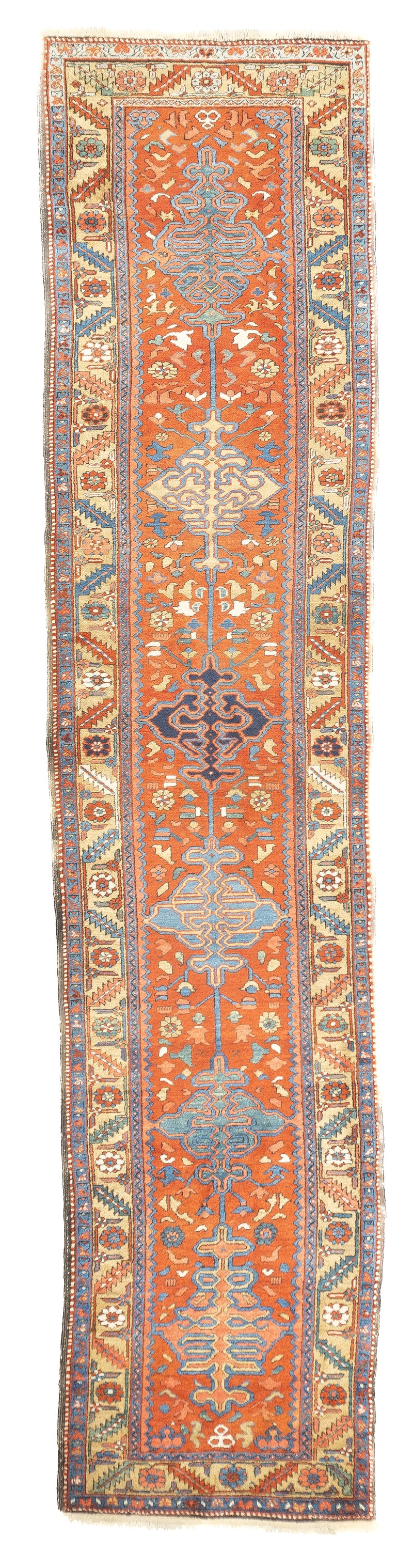 Antique Heriz Runner 3'3'' x 14'7''