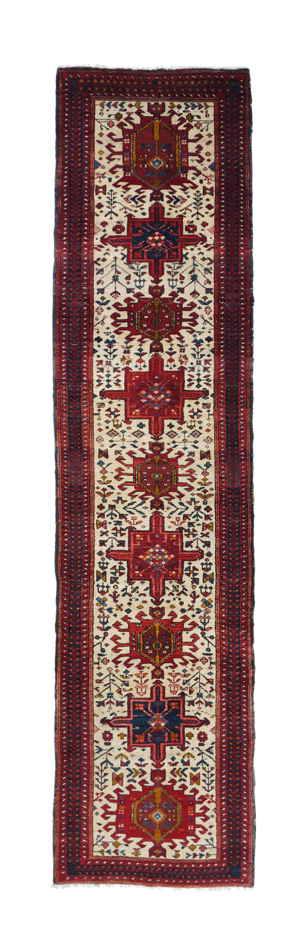 Karajeh Wool on Cotton 2'4''x9'9''