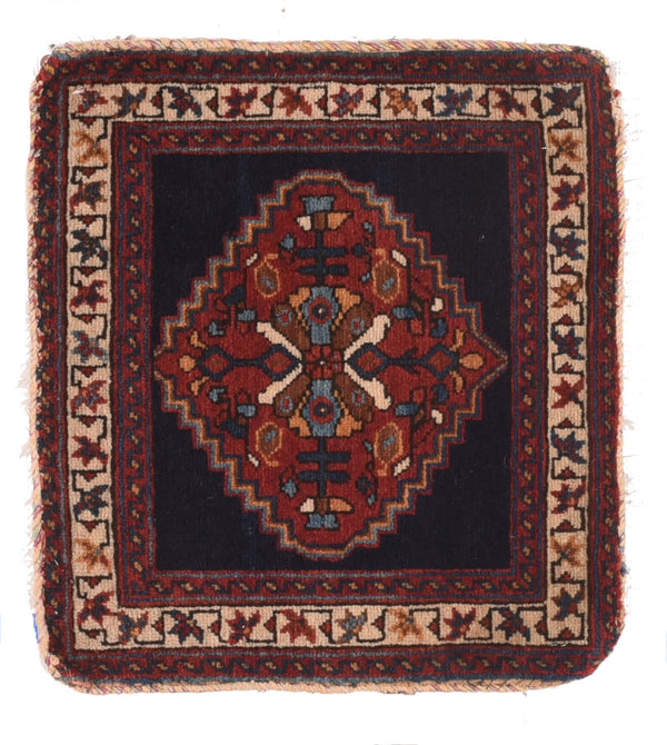 Iran Persian Bijar Wool on Cotton 1'5''x1'7''