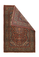 Antique Isfahan Rug 3'4'' x 4'11''