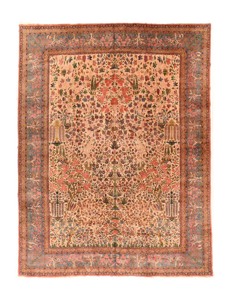 Antique Kashan Rug 11'2''x15'1''