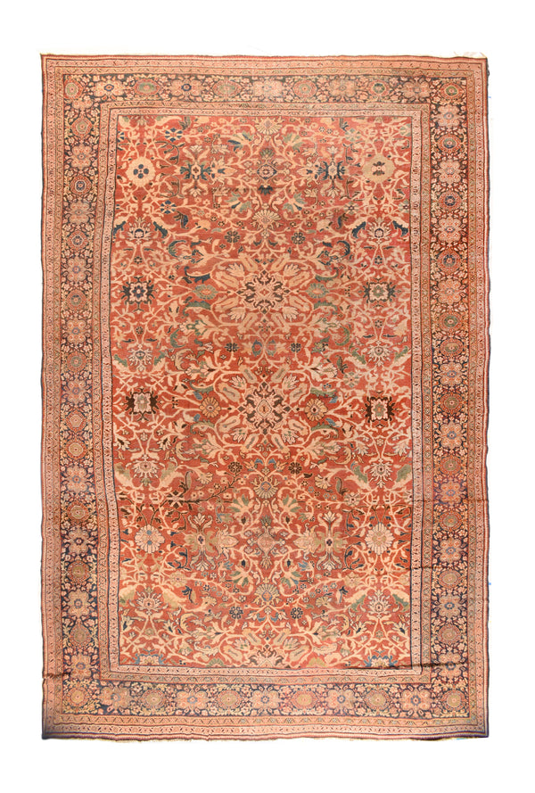 Iran Mahal Soultanabad Wool on Cotton 12'7''x19'8''
