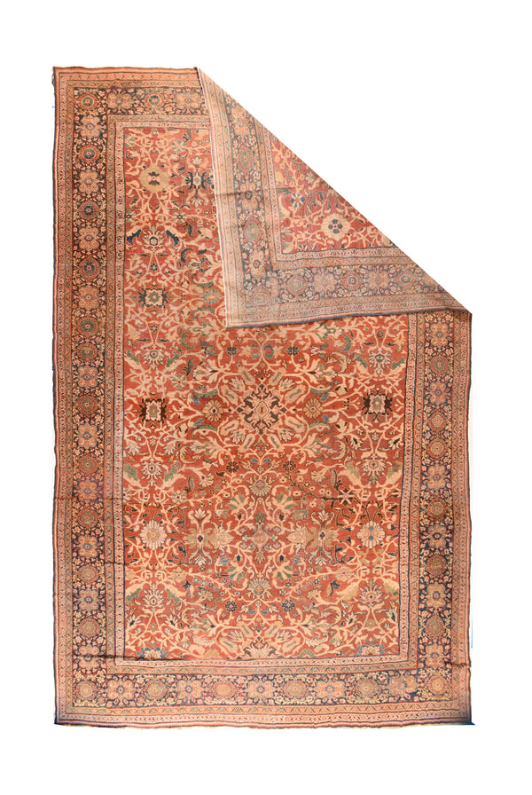Antique Mahal Soultanabad Rug 12'7'' x 19'8''