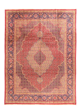 Antique Hand Knotted Tabriz Rug