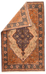Persian Qum Wool on Cotton 5'3'' x 8'5''