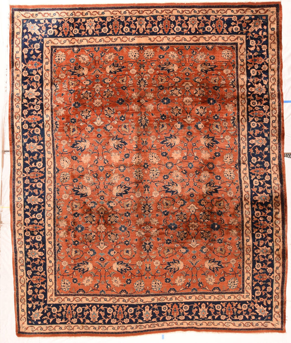 Persian Sarouk Mohajeran Wool on Cotton 9'2''x11'