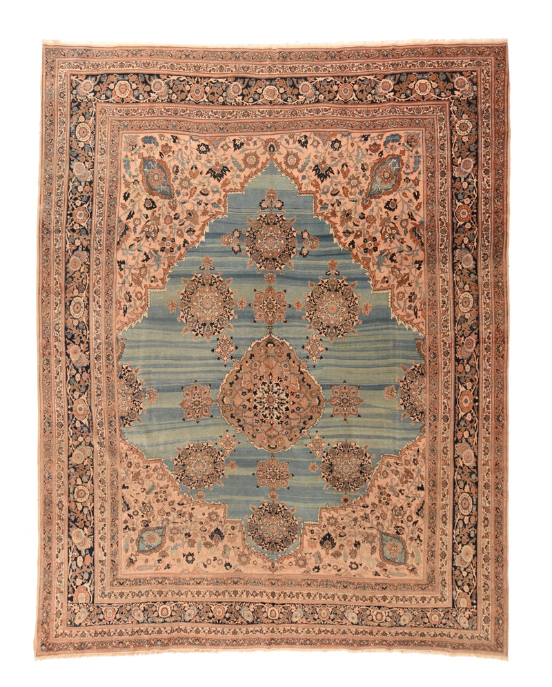 Antique Tabriz Haji Jalili Rug 10' x 12'9''