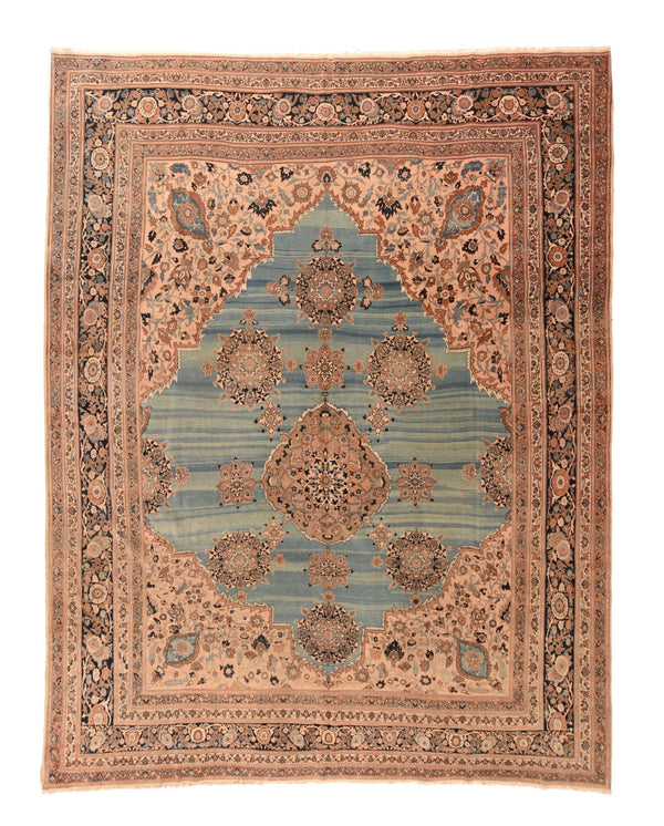 Persian Tabriz Haji Jalili Wool on Cotton 10'x12'9''