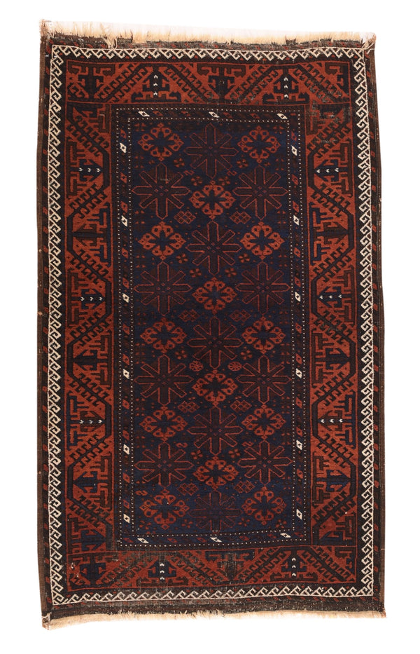 Iran Persian Balouch Wool on wool 3'3''x5'