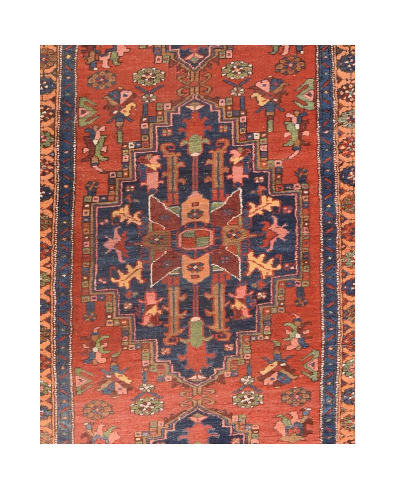 Antique Heriz Rug 3'6'' x 11'