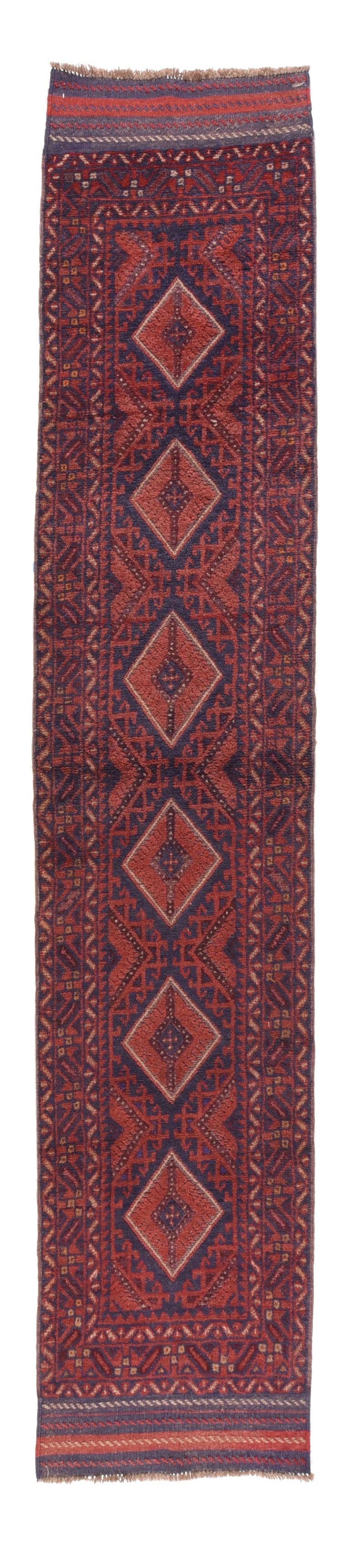 Afgan Wool on wool 2'3''x10'11''