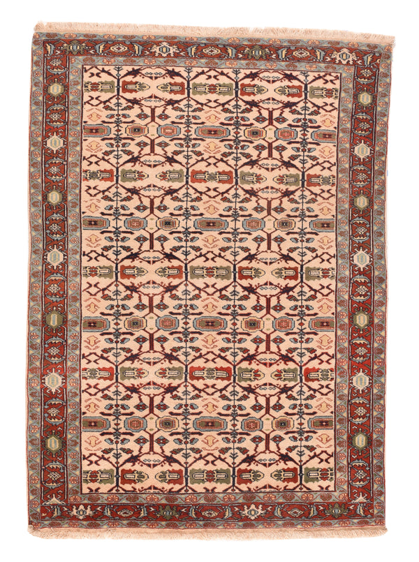 Persian Heriz Wool on Cotton 4'11''x6'9''