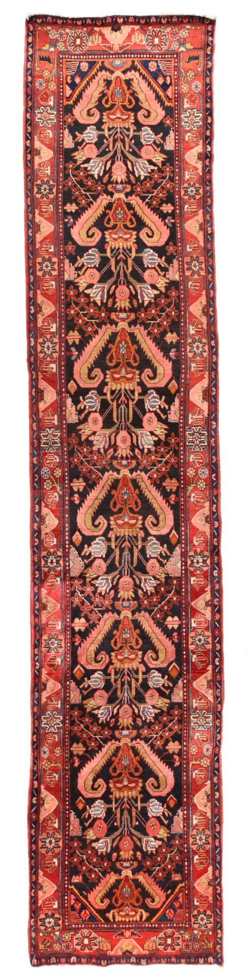 Vintage Hamedan Runner 3'6'' x 17'8''