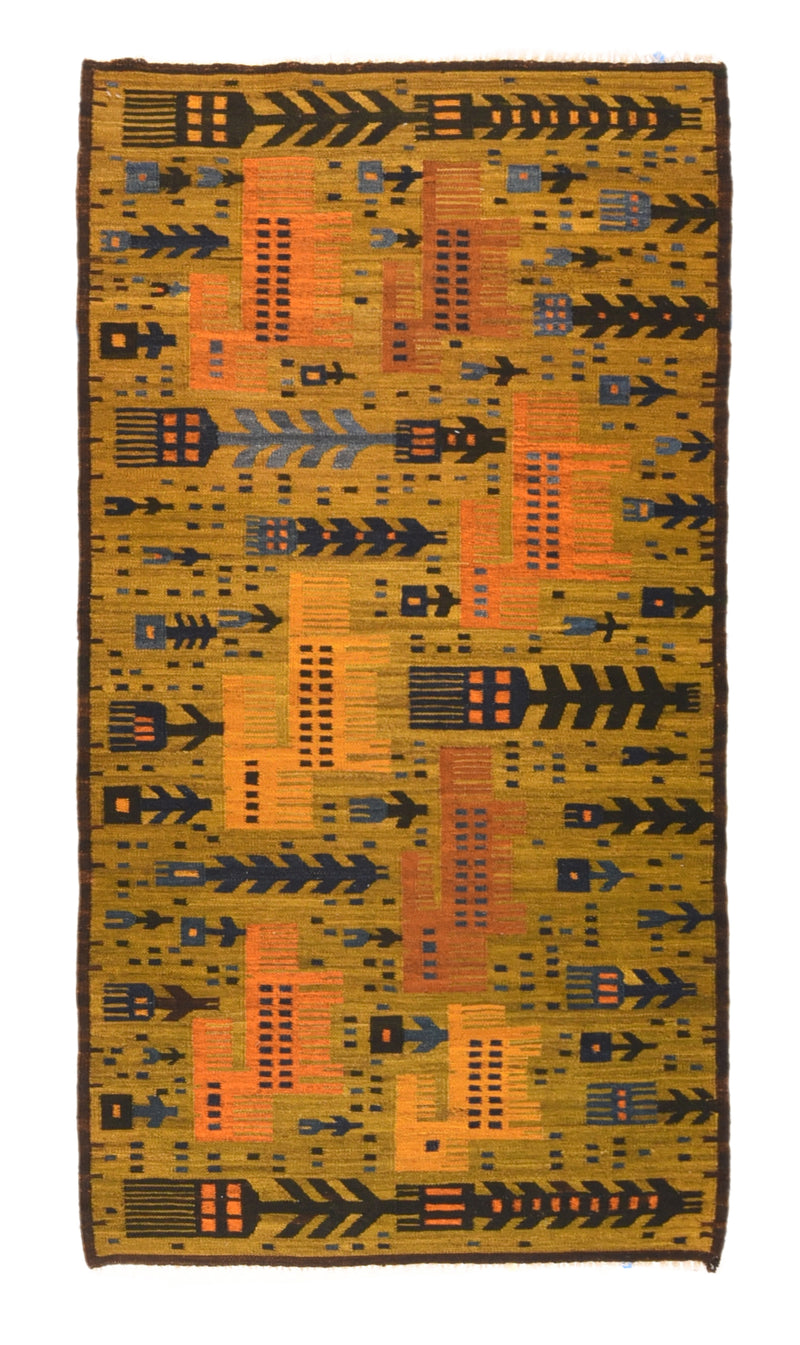 Vintage Kilim Rug 3'5'' x 6'6''