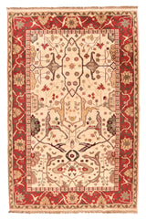 India Agra Wool on Cotton 6'2''x9'