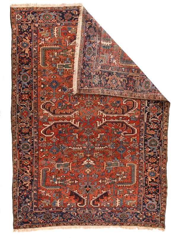 Persian Heriz Wool on Cotton 7'5'' x 10'3''