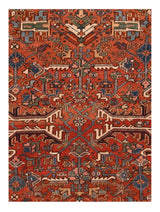 Persian Heriz Wool on Cotton 7'5'' x 10'3''