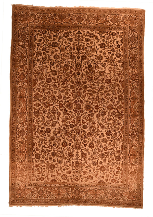 Persian Kashan Wool on Cotton 7'3''x10'5''