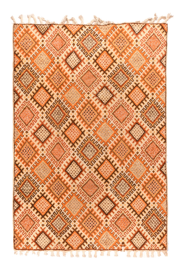 Morocco Moroccan Wool on Cotton 6'8''x9'9''