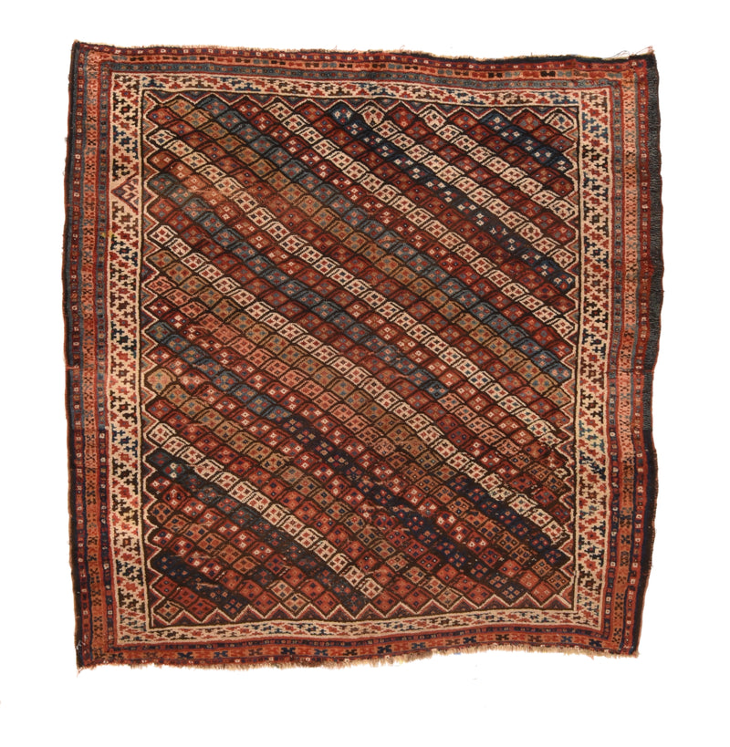 Persia Bakhtiari Wool on wool 6'6''x6'7''