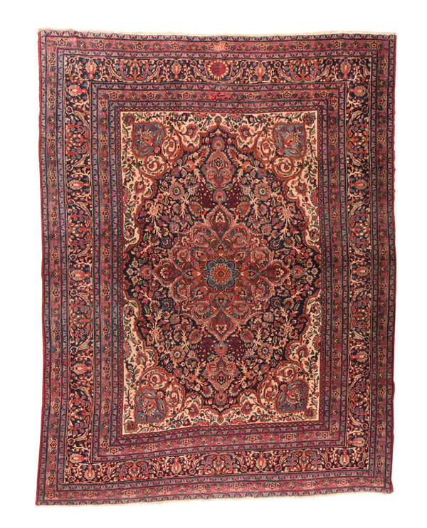 Persian Mashad Wool on Cotton 8'7''x11'3''