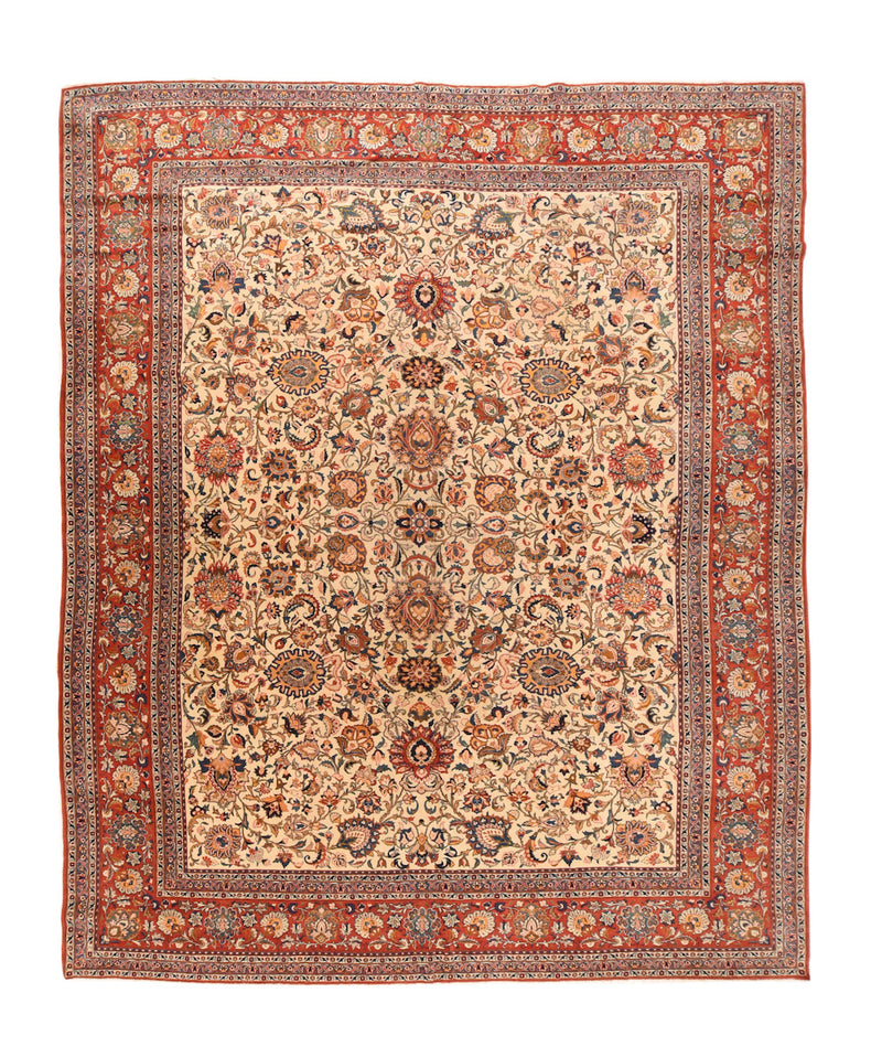 Vintage Kashan Rug 10'11'' x 14'0''