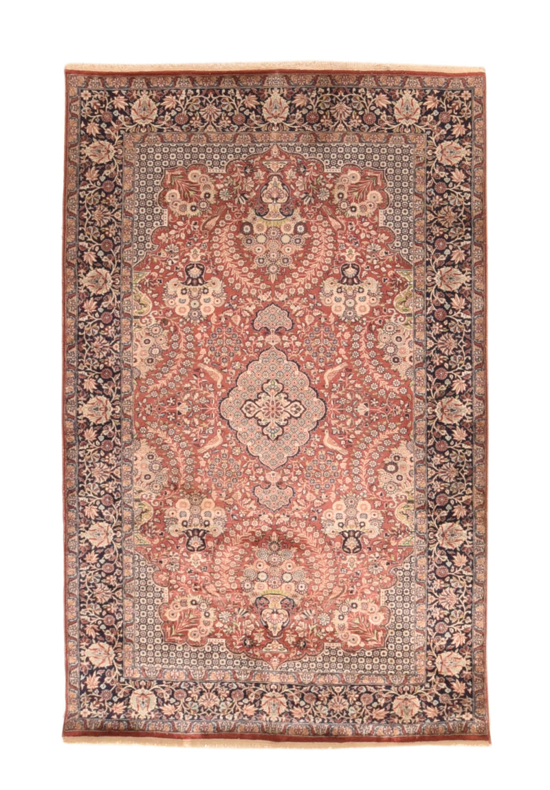 Good Condition Pak Tabriz Rug