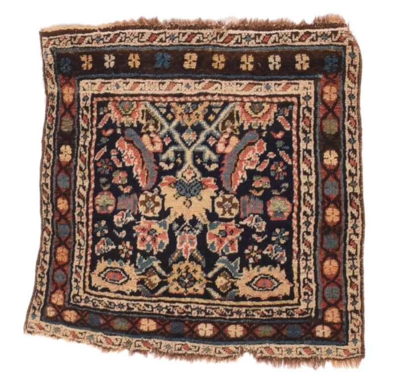 Antique Kurdish Rug 1'9'' x 1'9''