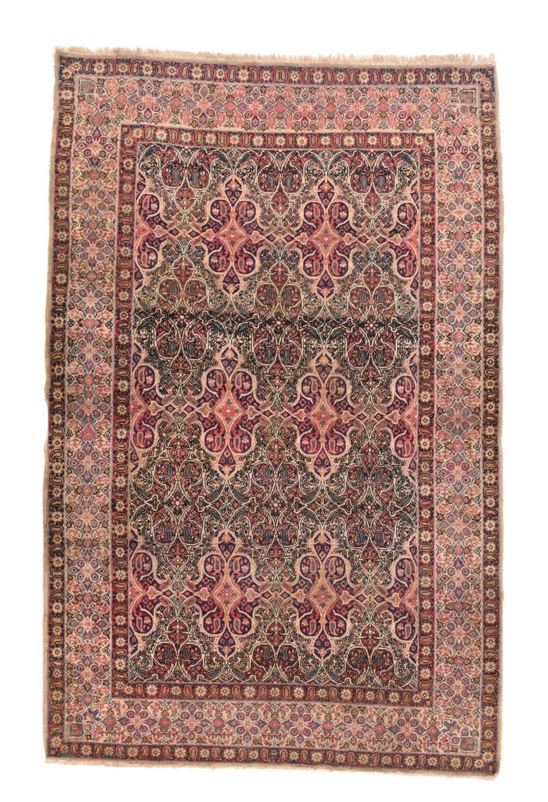 Antique Lavar Kerman Rug 4'8'' x 7'3''