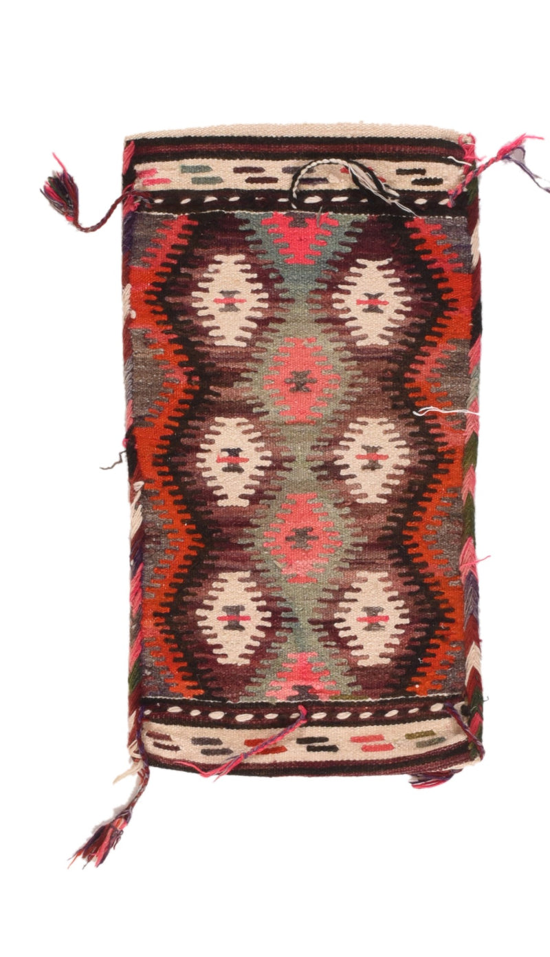 Turkish Kilim Wool on wool 1'2'' x 2'5''