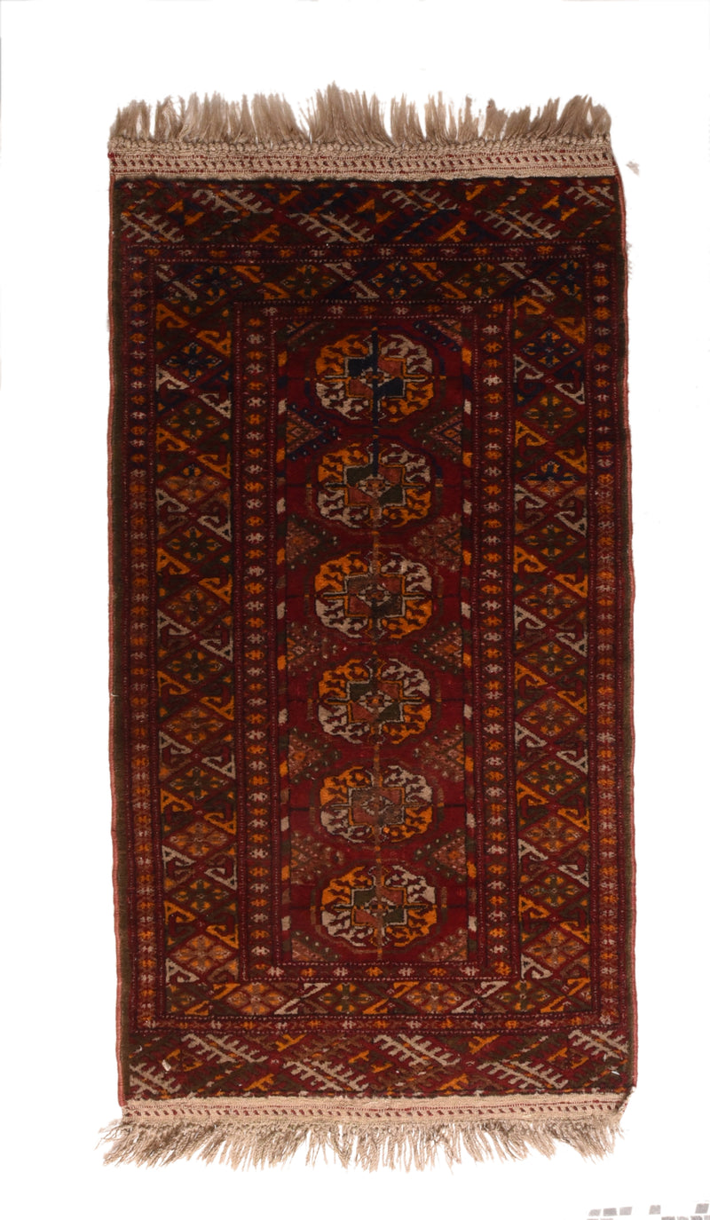 Turkey Bokhara Wool on wool 1'10''x3'6''