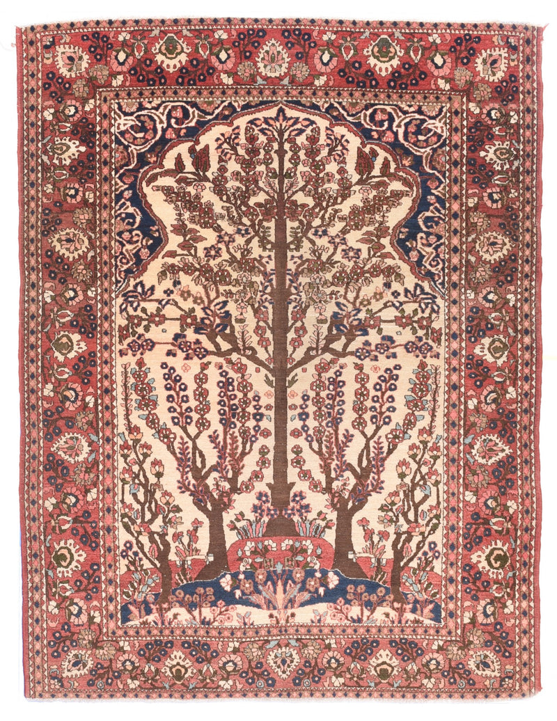 Iran Isfahan Wool on Cotton 4'9''x6'4''