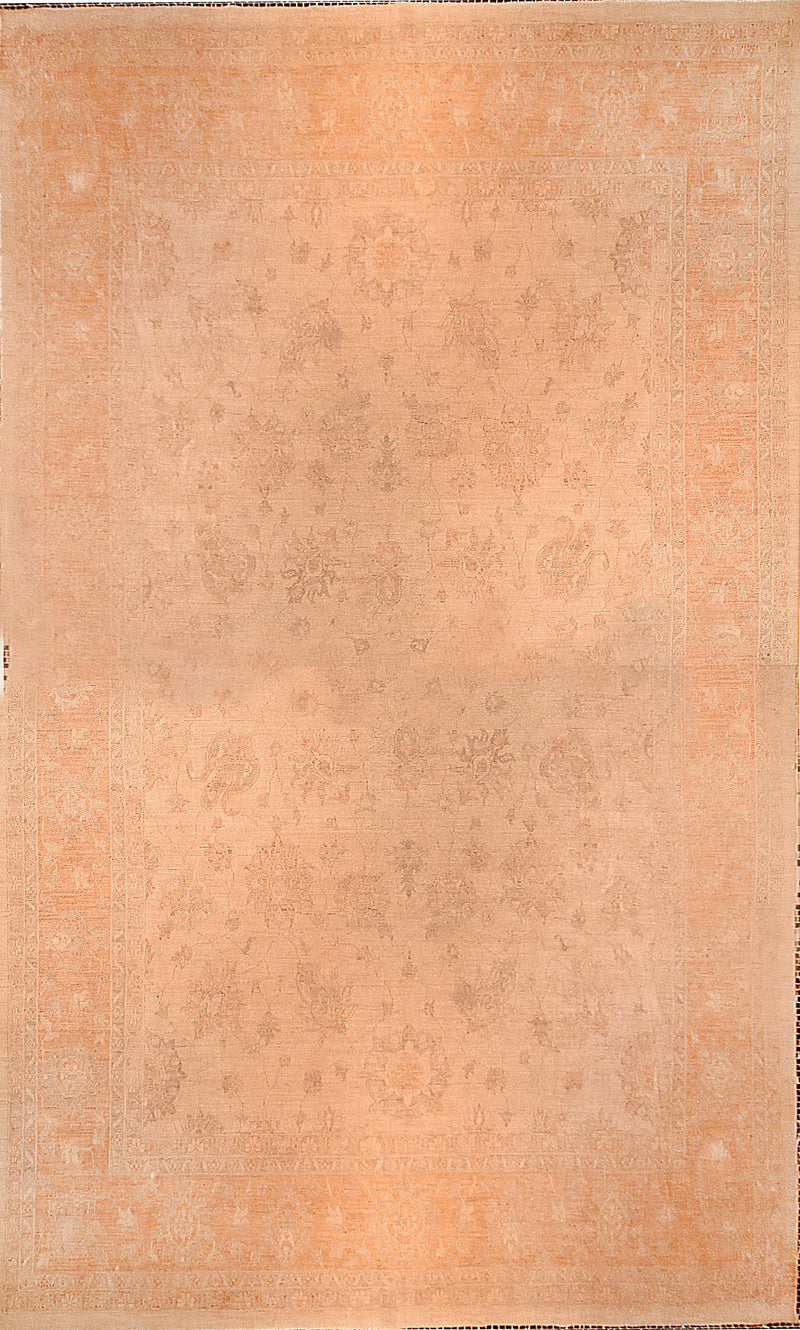 Semi Antique Turkish Oushak Rug