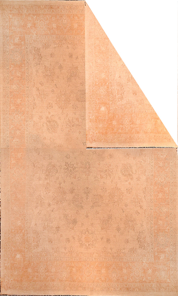 Semi Antique Turkish Oushak Rug