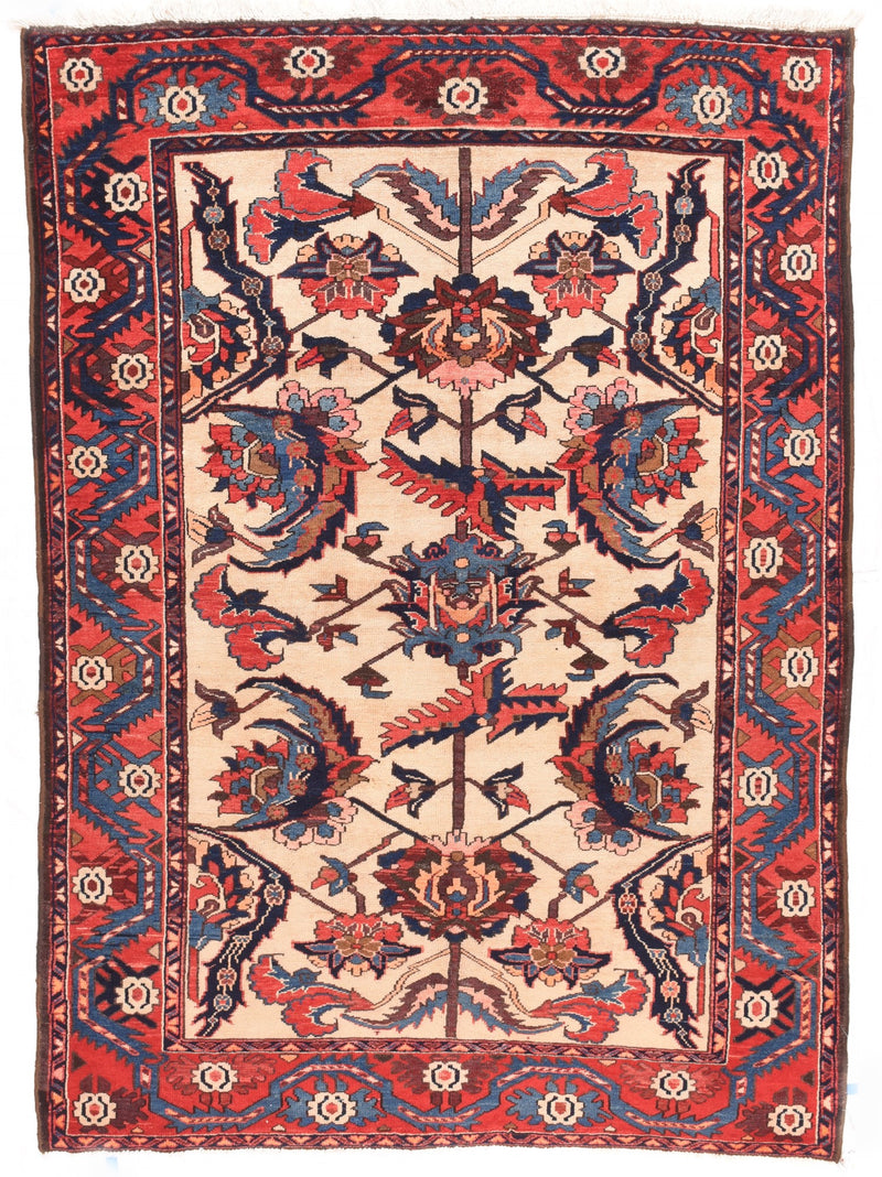 Vintage Bakhtiari Rug 5'2'' x 7'2''