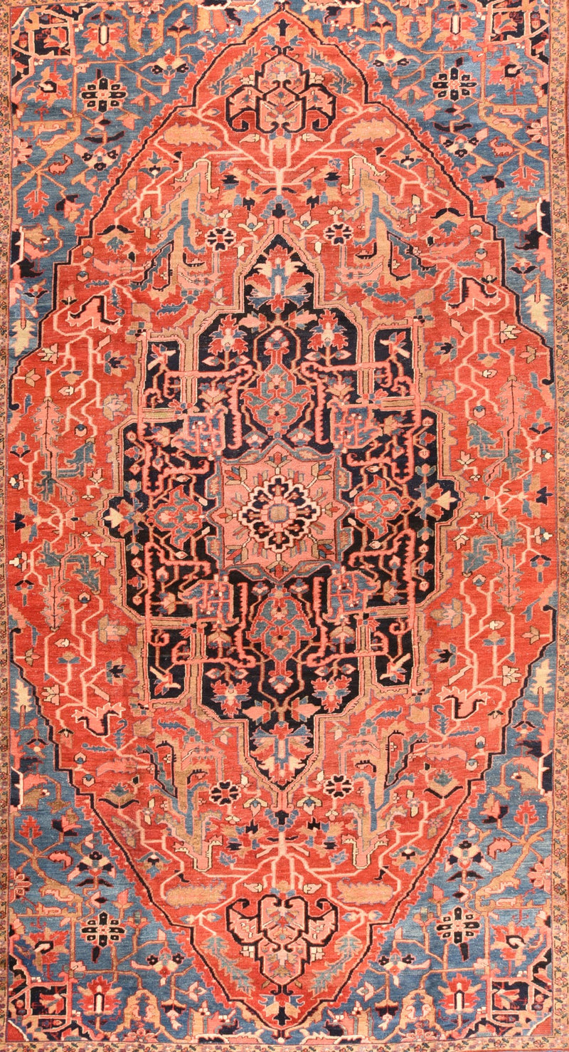 Antique Heriz Serapi Rug 11'7'' x 18'5''