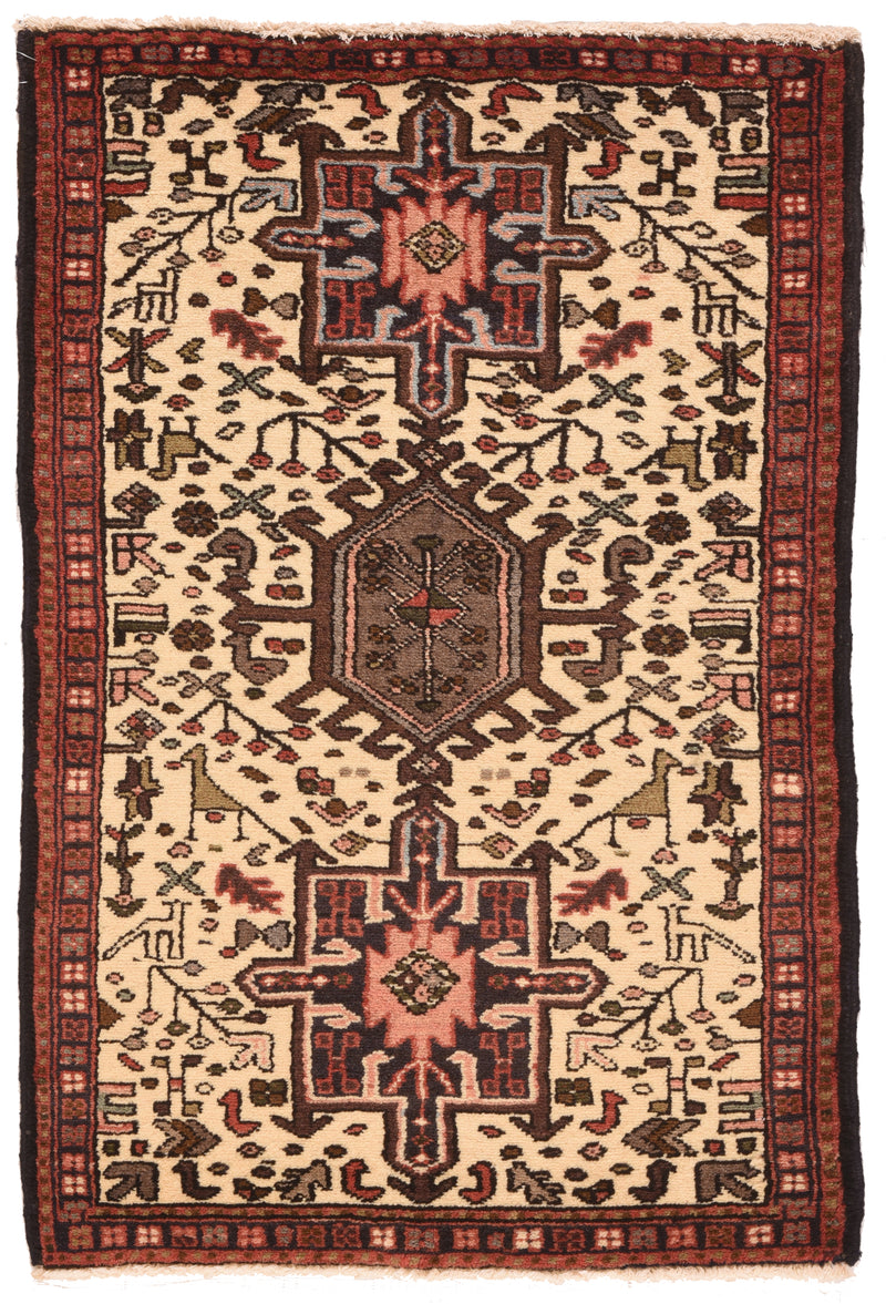 Persia Karajeh Wool on Cotton 2'2''x3'7''