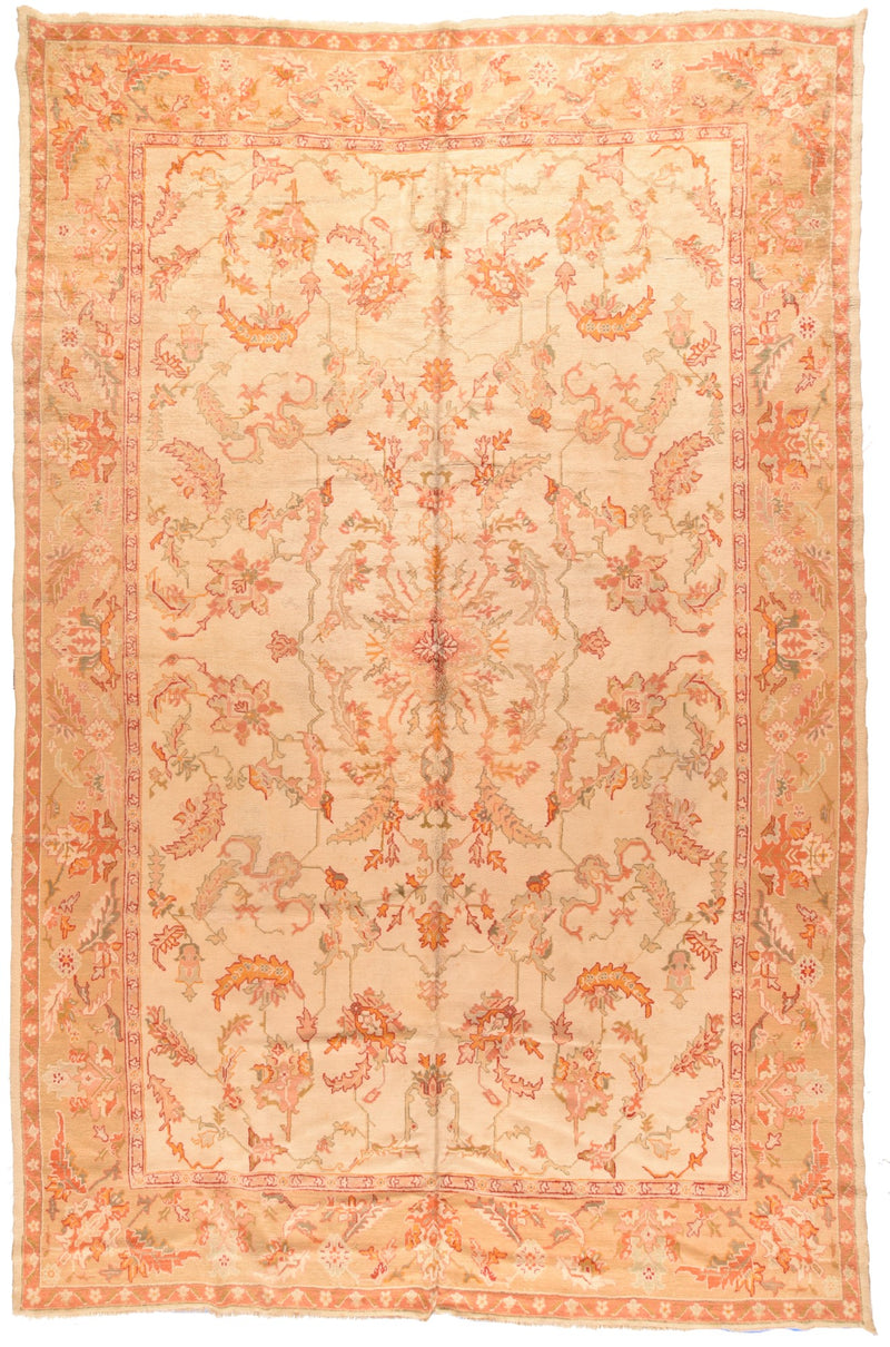 Antique Oushak Rug 9'5'' x 15'9''