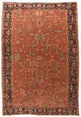 Iran Persian Heriz Serapi Wool on Cotton 9'4''x13'10''