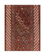 Antique Kurdish Rug 3'6'' x 14'