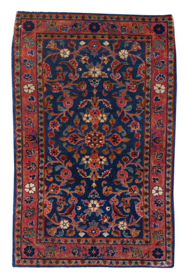 Persia Kashan Wool on Cotton 1'11''x2'11''