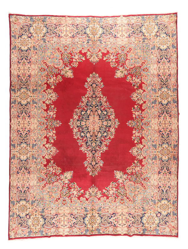 Good Condition Kerman Rug