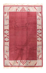 Nepal Tibetan Wool on Cotton 6'6''x9'9''