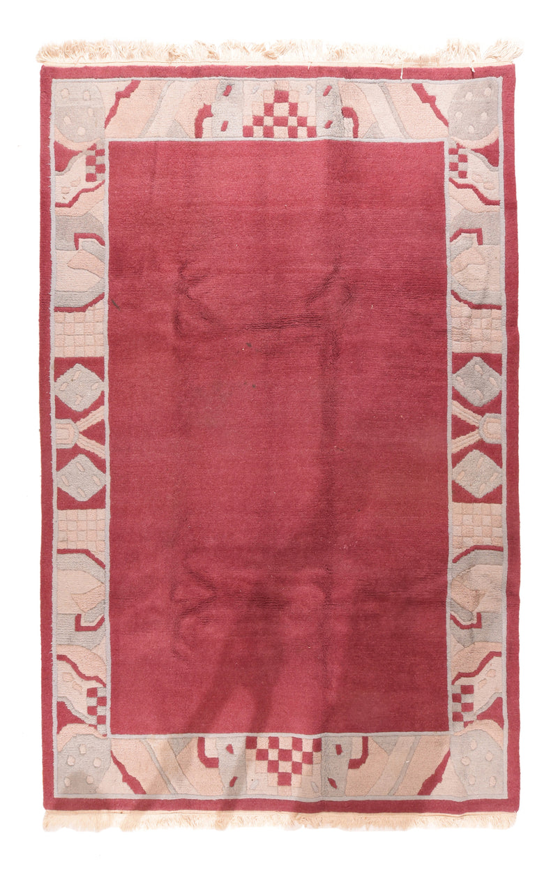 Nepal Tibetan Wool on Cotton 6'6''x9'9''